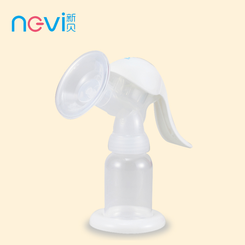 新贝 产后开奶必备手动大吸力按摩式吸奶器吸乳器挤奶器 8612