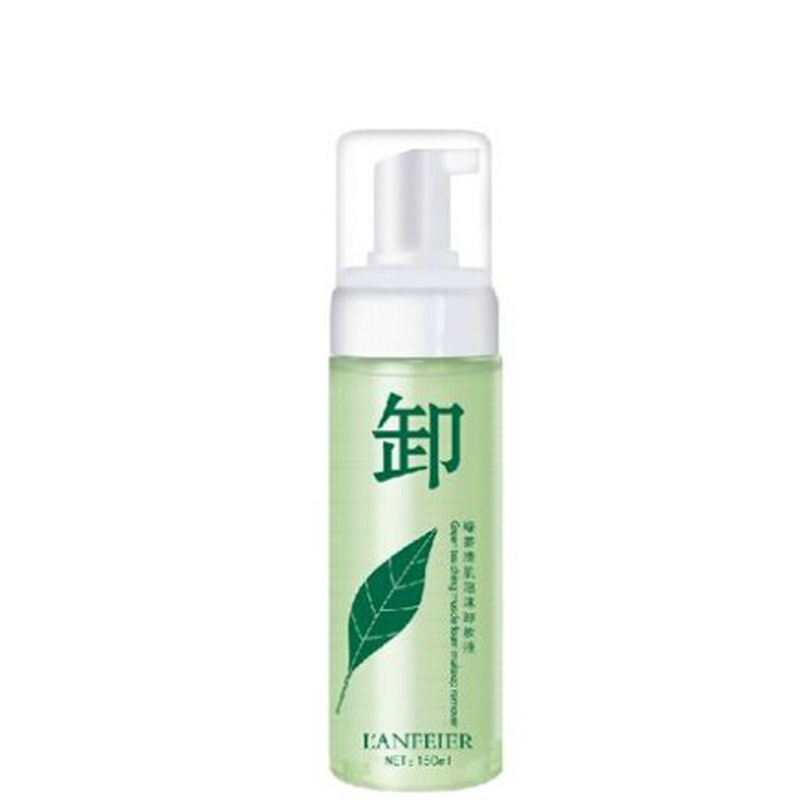 绿茶清肌泡沫卸妆液 卸妆乳150ml深层清洁卸妆油水兰菲儿 卸彩妆