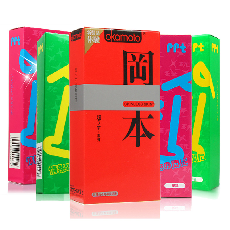 冈本进口避孕套 超薄组合 激薄 爱玩 纯玩 安全套 套装 包邮