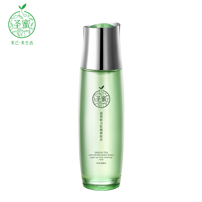 圣蜜绿茶鲜活皙嫩爽肤水130ml 提亮肤色 保湿补水控油收毛孔正品