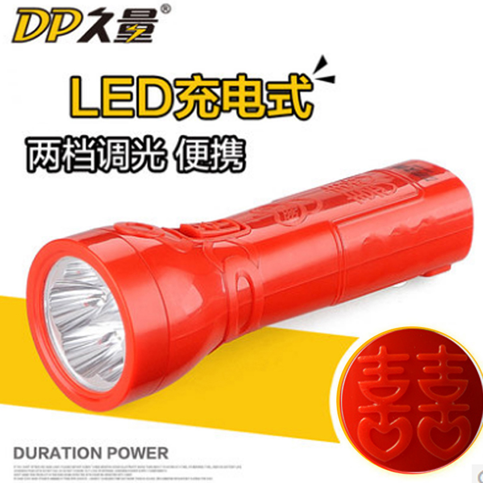 Long quantity 9058B flashlight LED Large red double Heineword wedding with charging flashlight for hundreds of years Good for home 9057