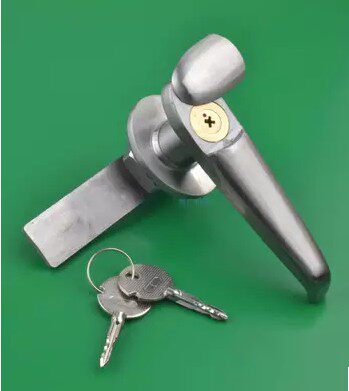 Stainless steel distribution cabinet MS308-3 distribution box control cabinet rainproof handle lock stainless steel plate hand lock