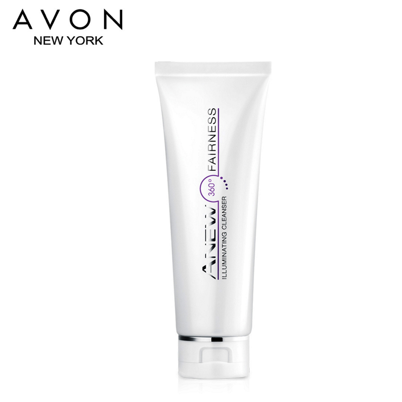 Avon/雅芳新活光感净澈洁面乳125g深层清洁滋润洗面奶