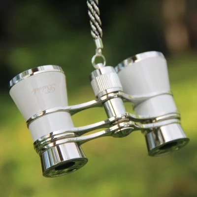 Bolanke chính hãng 3x25 gương trắng kim loại cao cấp quà tặng sang trọng với ống nhòm chuỗi - Kính viễn vọng / Kính / Kính ngoài trời