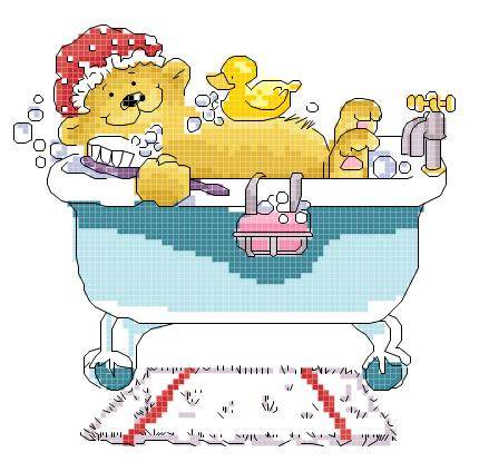 Cross embroidered electronic drawings 2017 Cartoon Bear 100 Animals 80W* 76H20 Color PAT source files