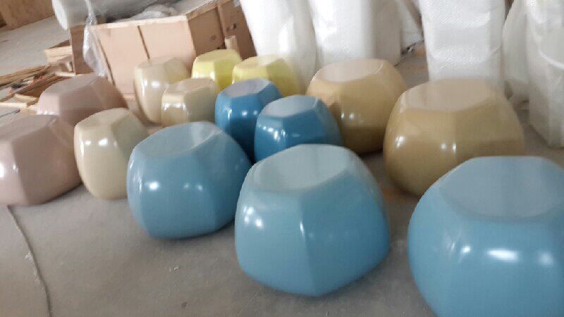 Glass Fiber Creative Round Casual Chair Submall Rest Au Style Chair Thishui Styling Sculpture