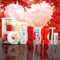 Hotel supplies Shurei 50ml cans Hotel rooms paid travel wash set storage box special direct sales