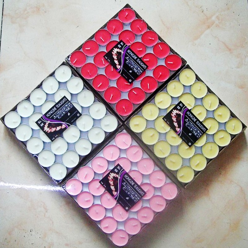 Madeleine Smokeless Candle Set Tea Wax Heart Shape Bliss Romance Birthday Package Wholesale 