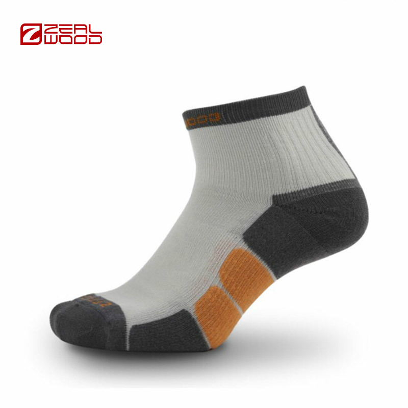 ZEALWOOD/赛乐 户外男女款运动排汗耐磨短筒袜子2双装Trek LT