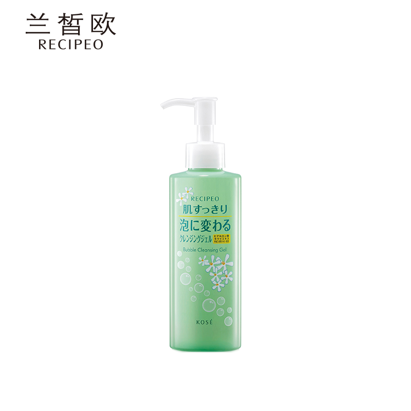 日本高丝KOSE旗下 RECIPEO/兰皙欧 泡沫卸妆洁颜啫喱 轻柔温和卸