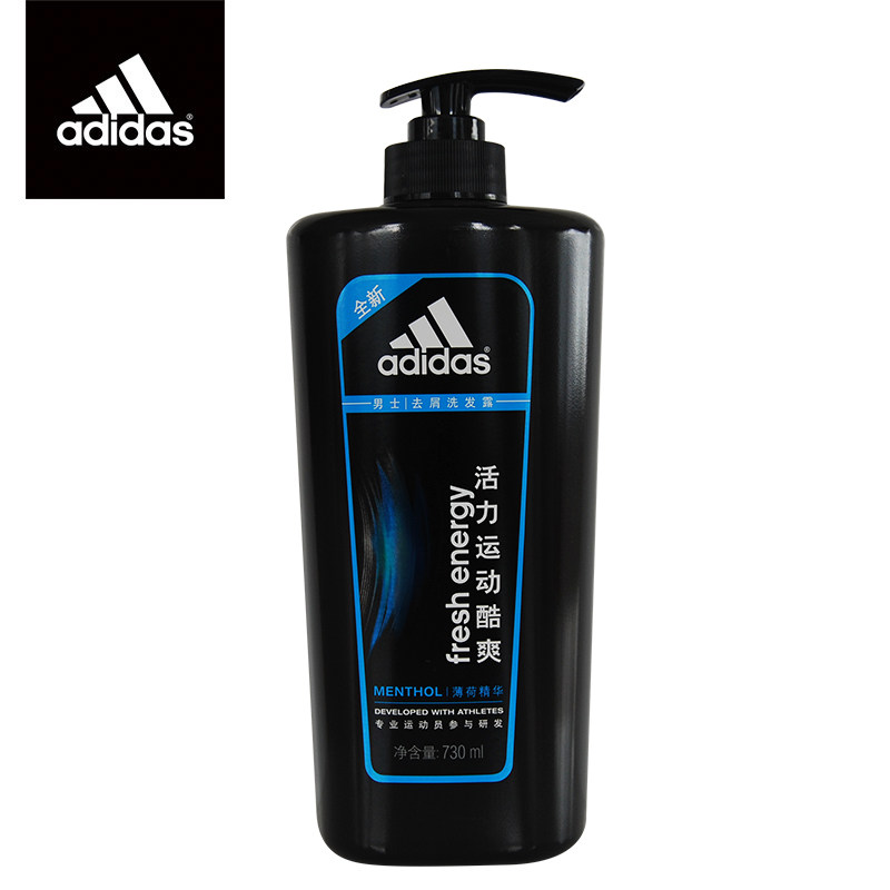 【天猫超市】阿迪达斯 男士活力运动酷爽去屑洗发露 730ml