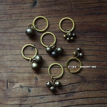Bell Key Button Retro Bell Key Ring Bag Hung Small Bell Bell Brass Bell Key Hook Hand Key Button To Make Old One.