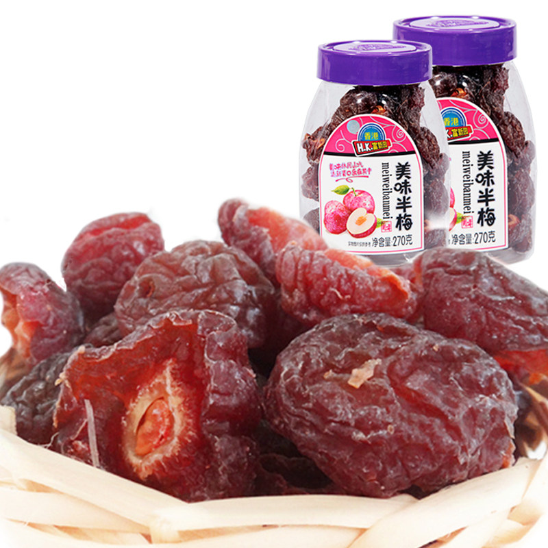 【天猫超市】富新园美味半梅270g 坐车旅行办公室话梅类休闲零食