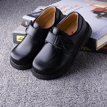 Student Gothic Boy Shoes Black Bright Face Shenzhen Students Performance Shoe Dance Flower Girl Han Edition Black Etiquette Shoes