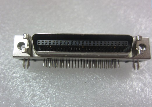 SCSI plug HPCN50Pin plug male seat bending foot CN50 core plug