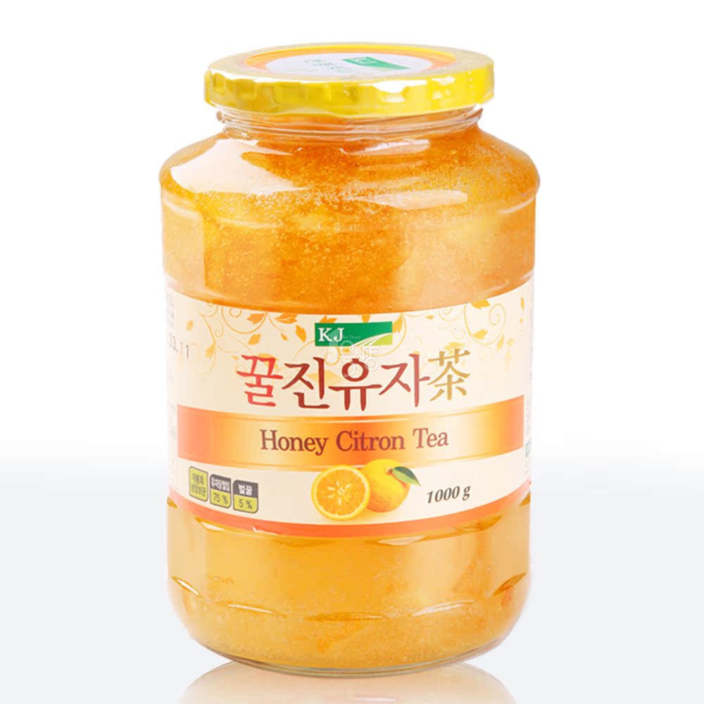 韩国KJ国际蜂蜜柚子茶1000g/瓶