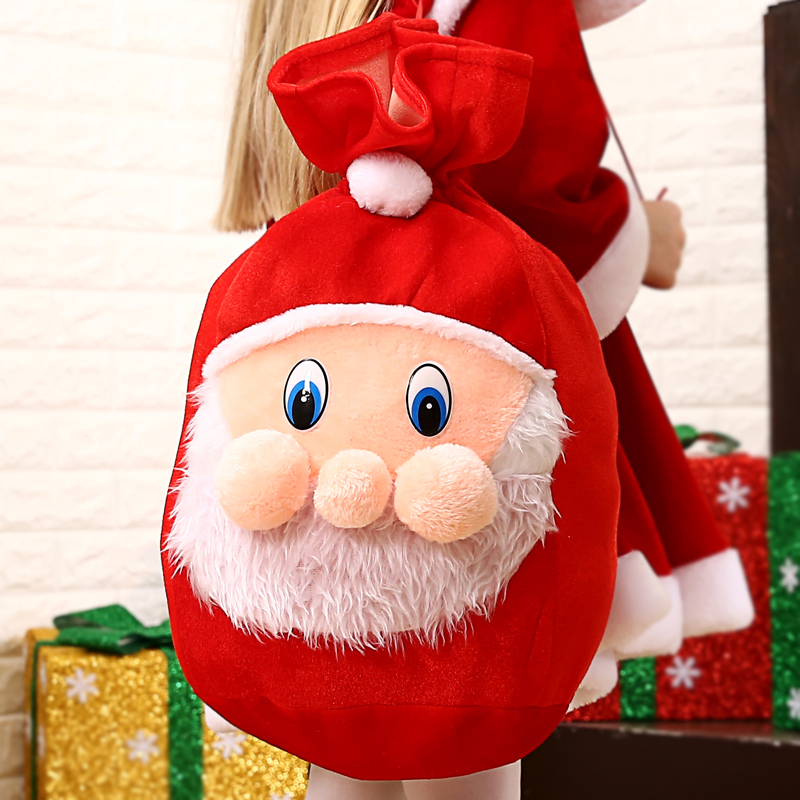 gold velvet christmas gift bag large santa claus backpack gift bag christmas suit children decoration - Christmas Decorations Large Santa Claus gold velvet christmas gift bag large santa claus backpack gift bag christmas suit children decoration - Christmas Decorations Large Santa Claus