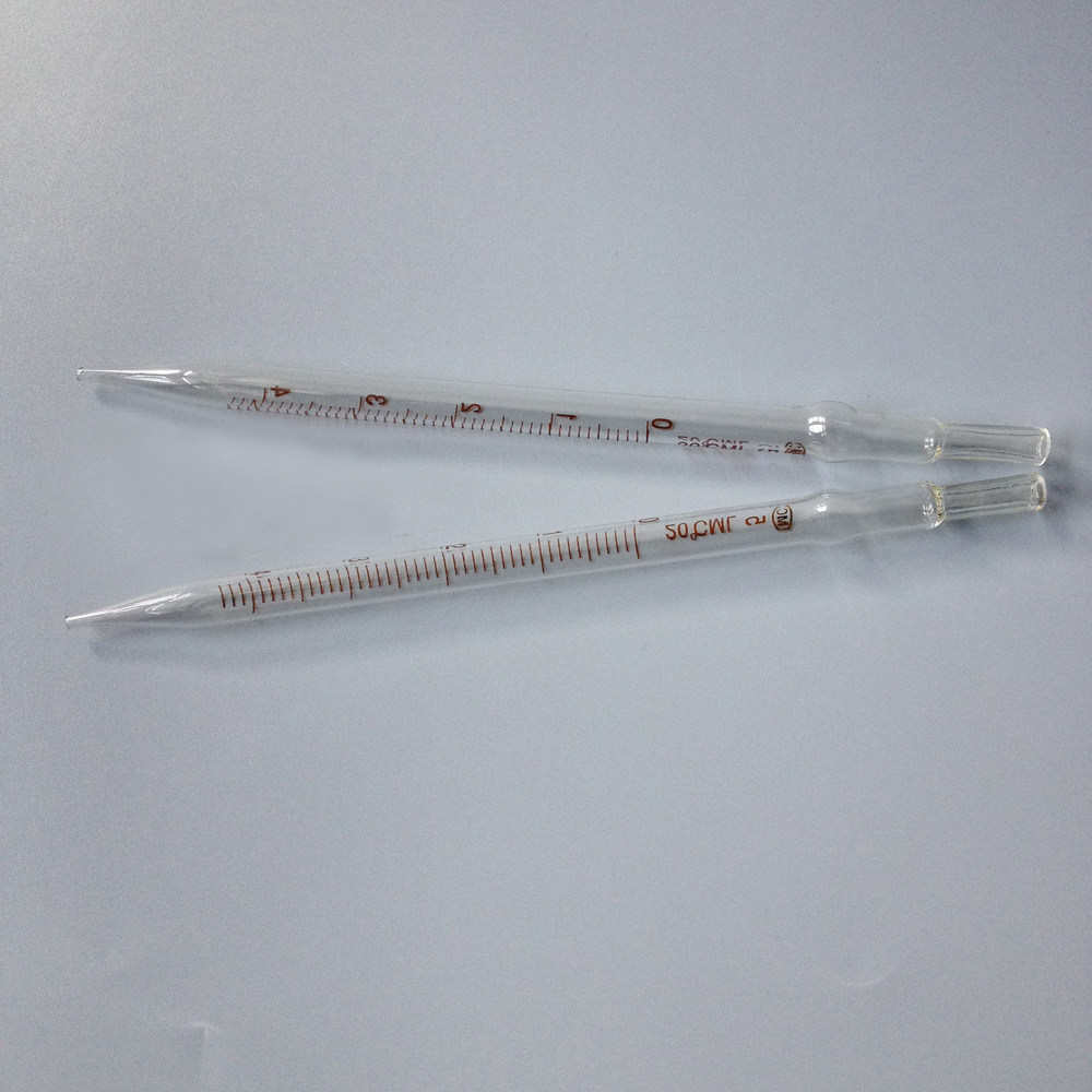 玻璃刻度吸管 多规格玻璃移液管 1ml 2ml 3ml 5ml 10ml 吹泡吸管