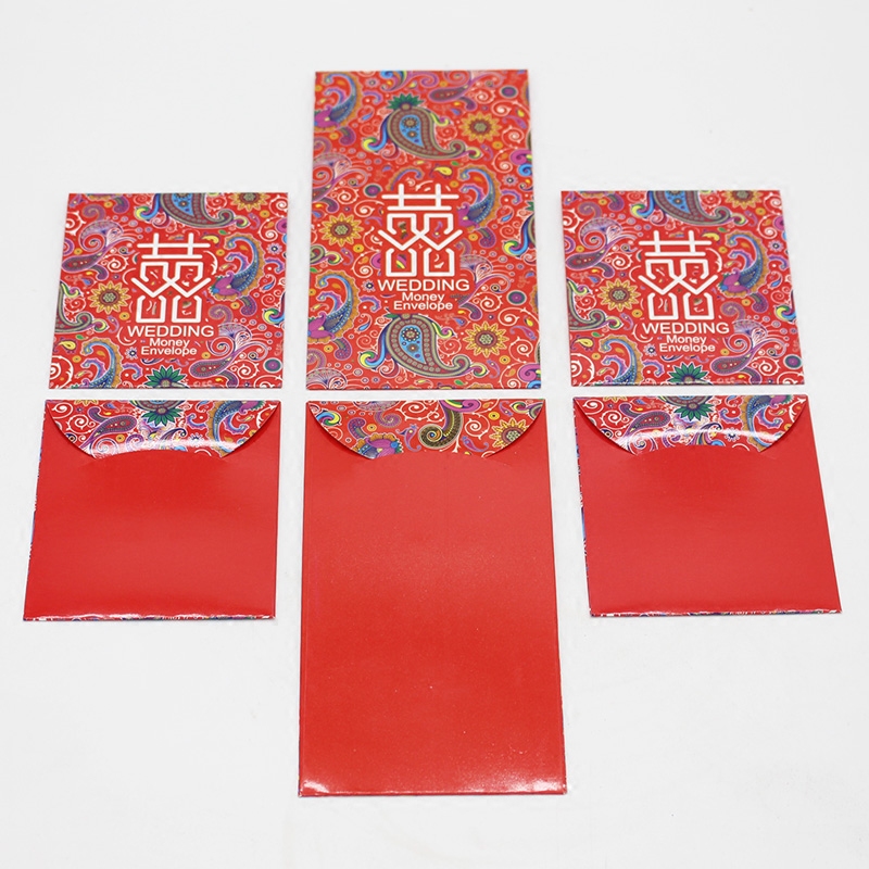 Creative Personality Wedding Happy Character Red Envelopes Wedding Celebration Items Upscale Size RMB100 RMBone thousand Wedding Red Envelopes is a seal
