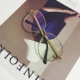 Wu Yifan Li Yifeng retro triều Yuan Hao Song Yu với gương phẳng dây vàng cạnh phim khung cận thị mắt kính rayban Kính