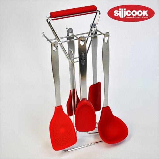 Korean original imported cooking pot with multifunction silicone Silicone Shovel Pan Scoop Spoon Frying Spoon Frying Spoon Suit