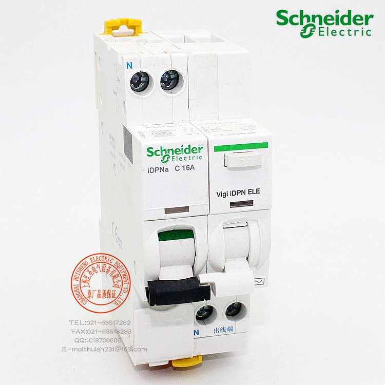 Schneider Schneider Leakage Protection Circuit Breaker IDPNA C16+VIGI ELE 30MA