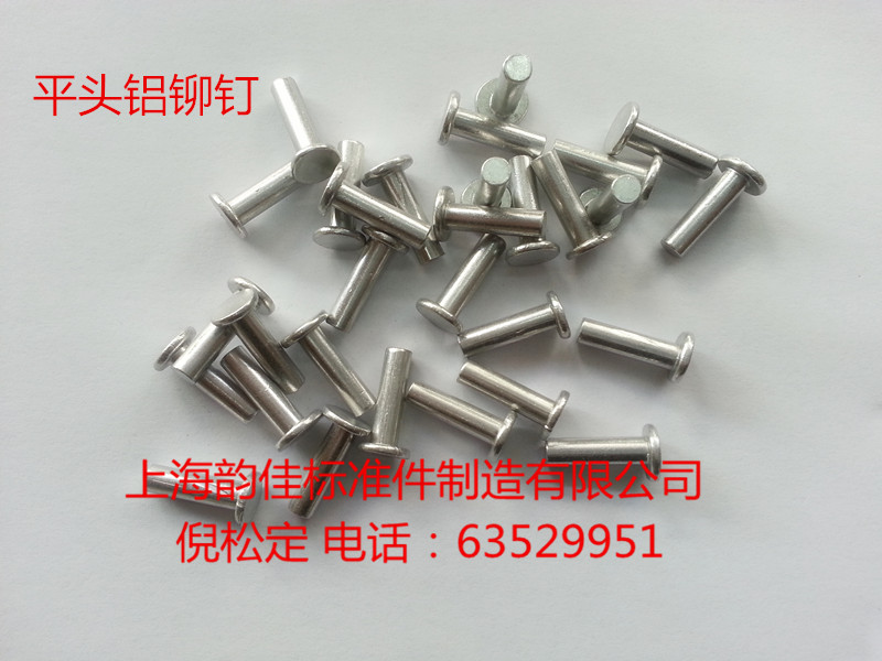 GB109 flat head aluminium rivet flat round head rivet M5 * 6 8 10 12 14 16-30 16-30 kg