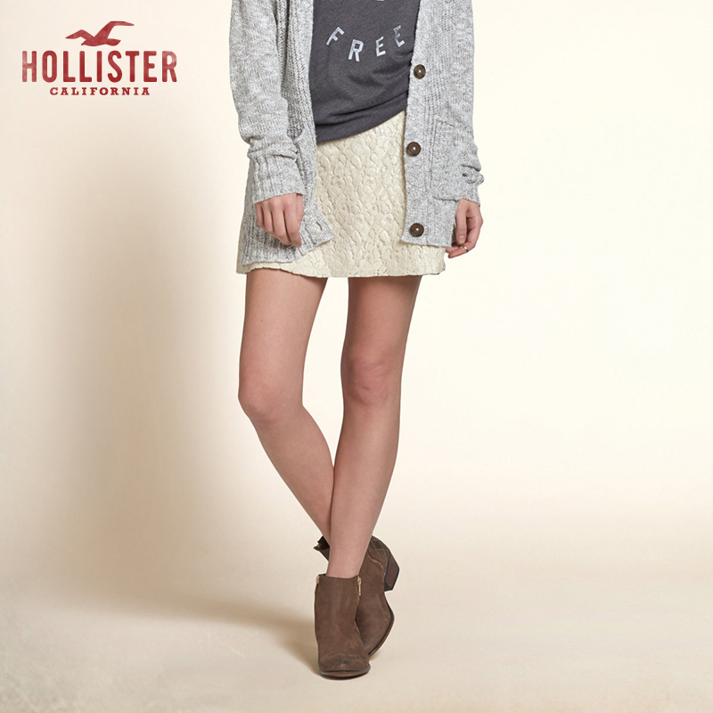 Hollister 蕾丝 A 字型迷你裙 女 86757
