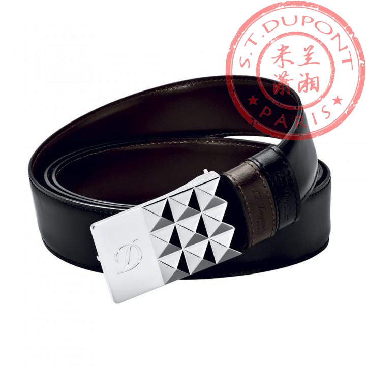 Special cabinet France all Pence S T Dupont men's leather belt plate buckle 7770120 bag Shunfeng