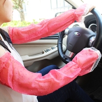 Summer sunscreen arm cover Driving sunscreen arm cover Lace sleeve cover Outdoor cycling sunscreen cover Long sunscreen gloves