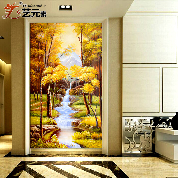 Art Glass Customised Steel Frosted Frosted Craftsmanship Glass Genguan Screen Partition Wall TV Background Wall