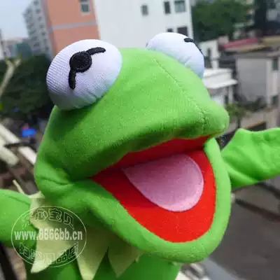 Mouth can move Frog hand puppet Muppet show The Muppet Komi frog hand puppet Ventriloquist hand puppet Outer single
