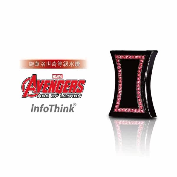 InfoThink 复仇者联盟2 黑寡妇 8GB 造型随身碟 (外镶红水钻)