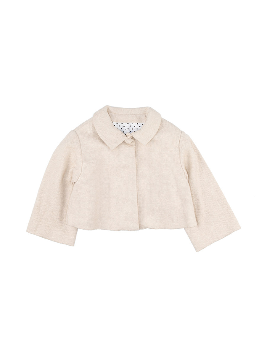 Dolce&Gabbana 米色粗呢短版外套