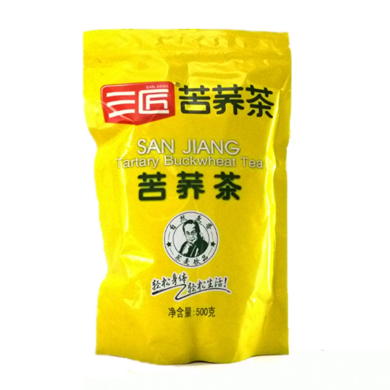 【天猫超市】三匠苦荞茶500G家庭装大包装实惠荞麦茶花草茶特产