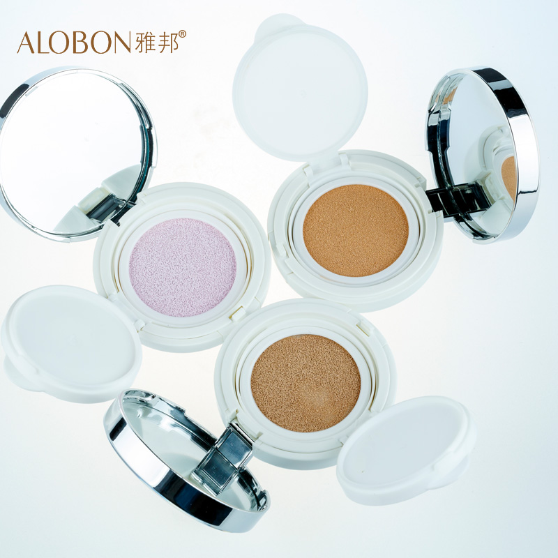 ALOBON/雅邦花漾无瑕气垫BB水凝霜15g 补水保湿美白遮瑕霜底妆