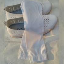 5 pairs of white shoes and socks White stockings Mens and womens pairs of socks Short socks Student sports socks Youth business tide