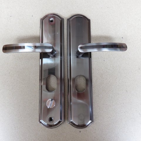 Black Diamond Luxury handle door lock crane position lock plate hand lock stainless steel large door lock anti-theft door lock single handle