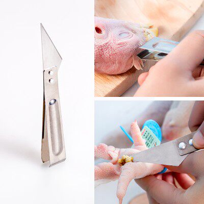 Versatile stainless steel tumuller pig hair clip kitchenette Pork Hair Clamp food Except hair clip