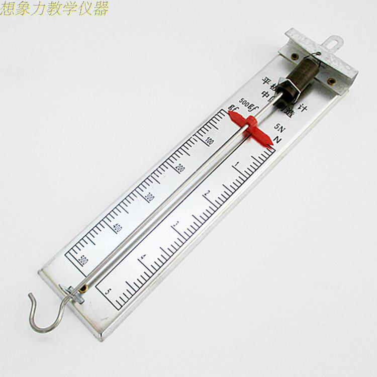 Flat gauge force meter 5N accuracy 0 1N Newton spring scales physical mechanics experimental equipment teaching instruments