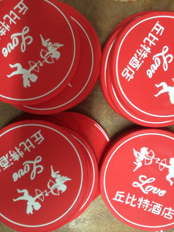 Bear Super Cute Rubber Cup Cushion Dining Mat Korea Creative Heat Insulation Mat Ktv Cup Mat Bar Cup Mat