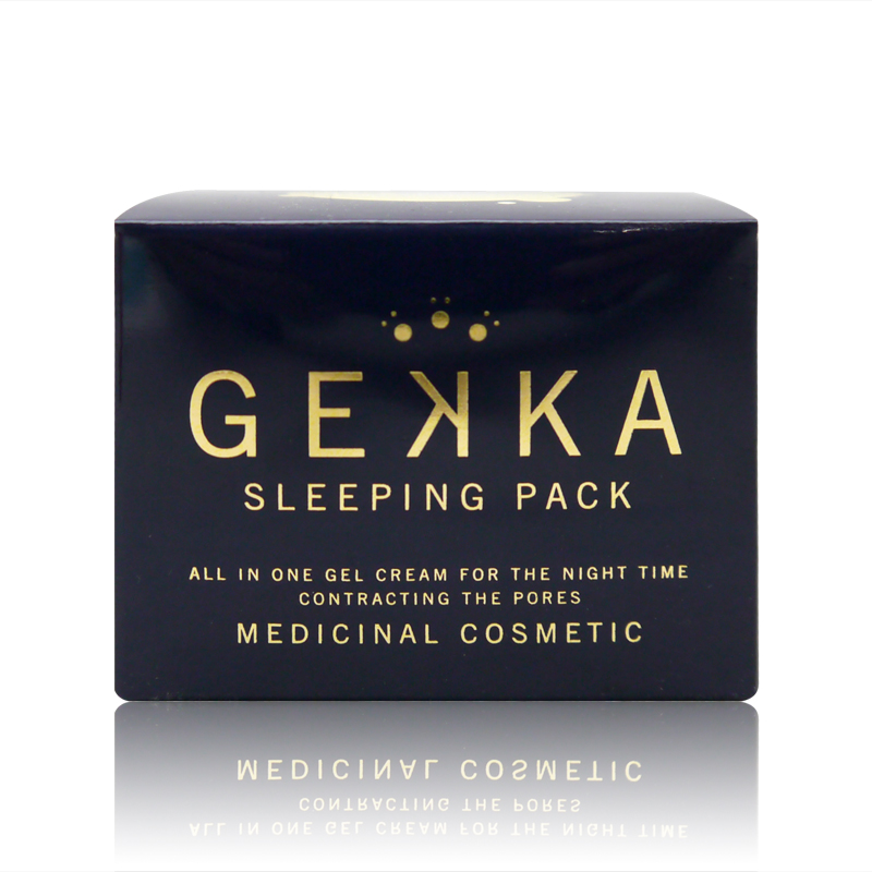 【日本直邮】GEKKA免洗睡眠面膜收缩毛孔美白保湿补水面膜膏 80g