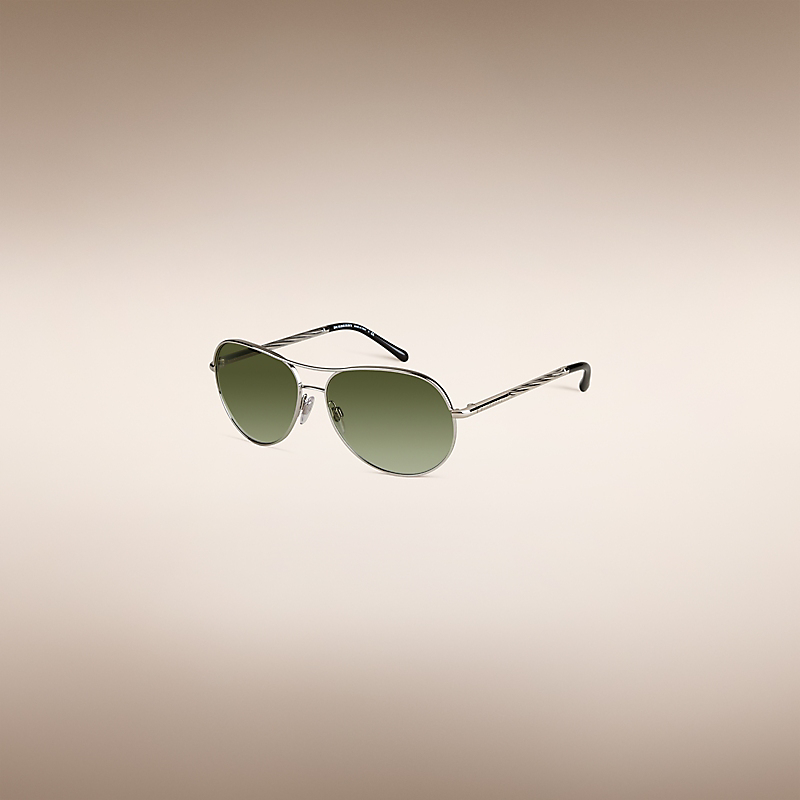 Burberry博柏利 Gabardine 系列飞行员太阳眼镜 39881451