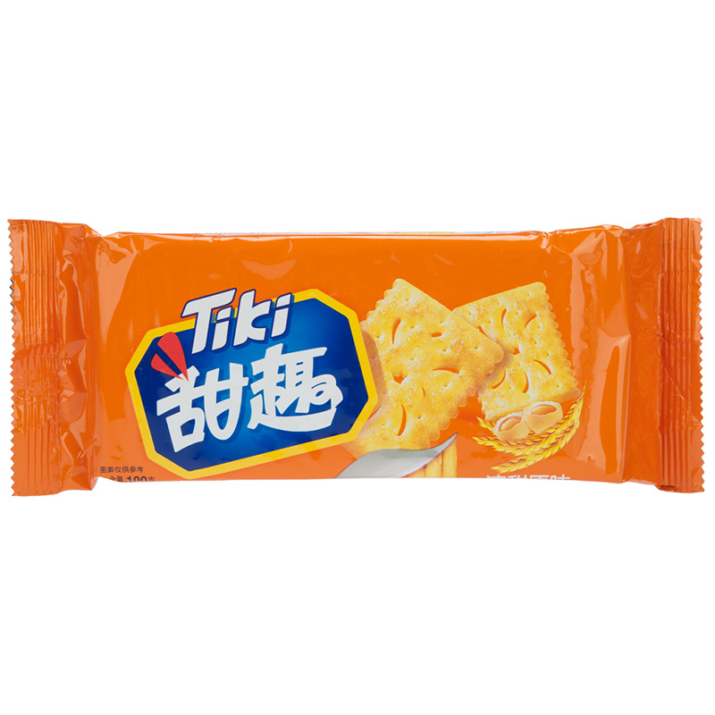 【天猫超市】亿滋 甜趣饼干清甜原味100g  香脆美味 韧性饼干