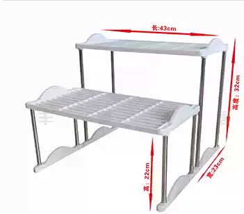 Home goods creative finishing rack shoe rack Shelf shelf can be superimposed debris storage shelf kitchen shelf