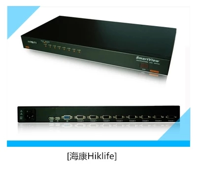 Haikang Hiklife SV-1308 rack 8 port KVM switcher supports USB wiring