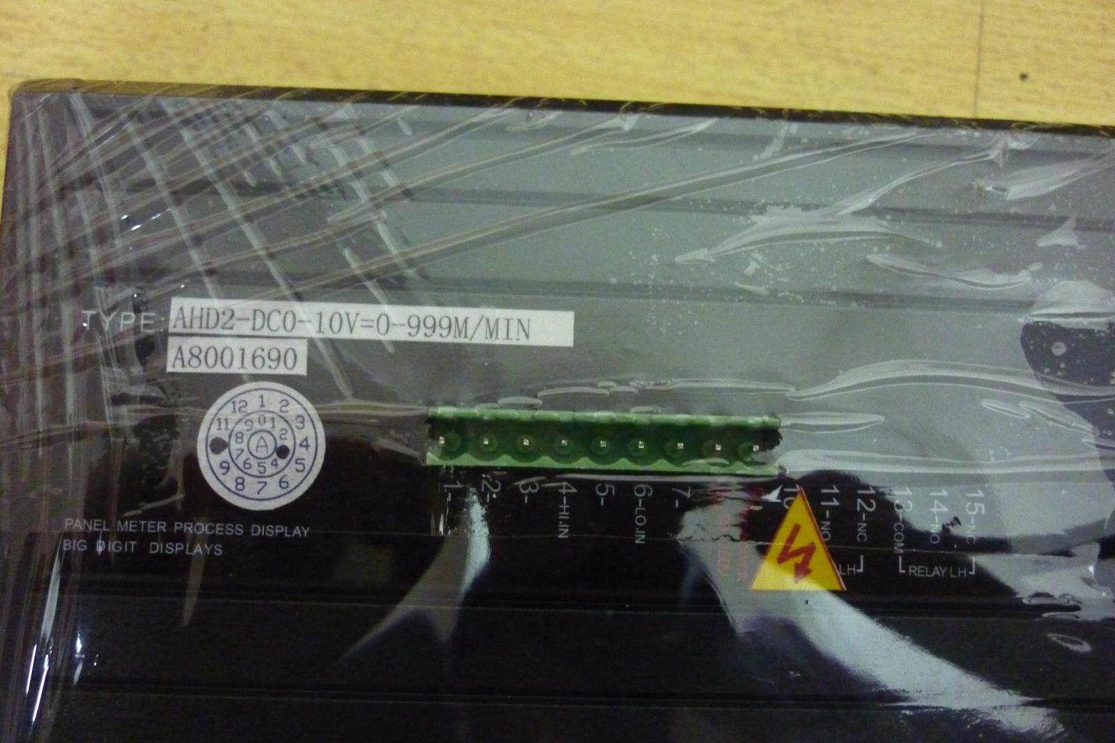 Rotating speed display screen AHD2-DC0-10 = 0-999M MIN