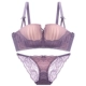 Peach box sexy nửa cup ren không vành đồ lót nữ mỏng phần bốn góc cup tụ tập cô gái áo ngực áo ngực học sinh Bộ đồ lót