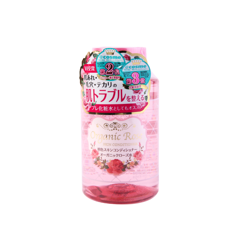 meishoku/明色天然玫瑰精华护肤水 200ml 淡斑美白提亮肤色 保税