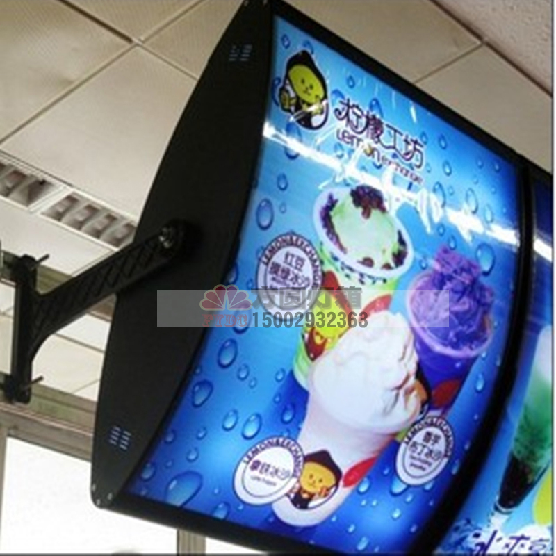 Burger shop light box billboard KFC light box Ordering light box custom fast food restaurant light box led light source